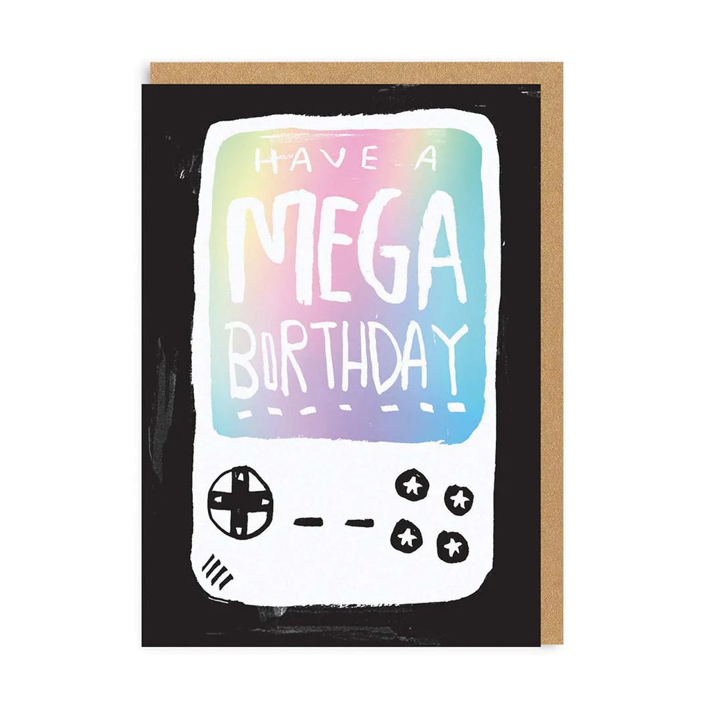 Ohh Deer Grußkarte "Gameboy Mega Birthday"