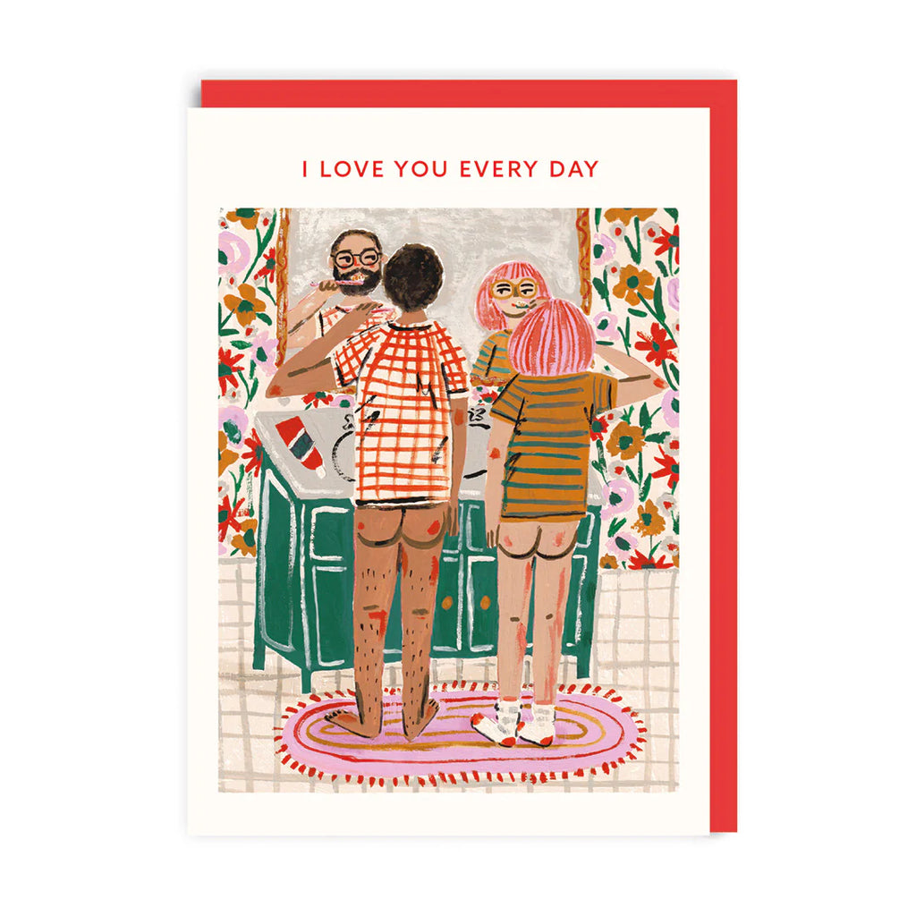 Ohh Deer Grußkarte "I love you everyday"