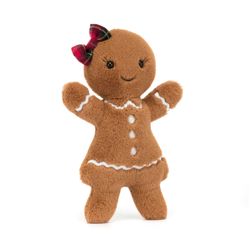 Jellycat Stofftierhänger Festive Folly Gingerbread Ruby