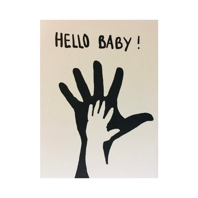 Superjuju Grußkarte "Hello Baby" von Superjuju | Din-A6 Klappkarte mit passendem Umschlag