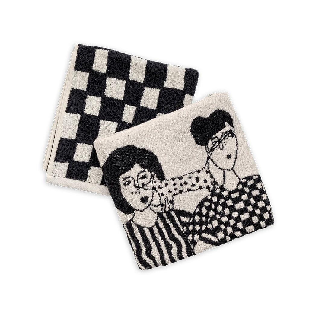 helen b Handtücher helen b "Matching Couple" | mit Illustrationen von Helen Blancheart (50 x 100 cm, 2 Stck.)