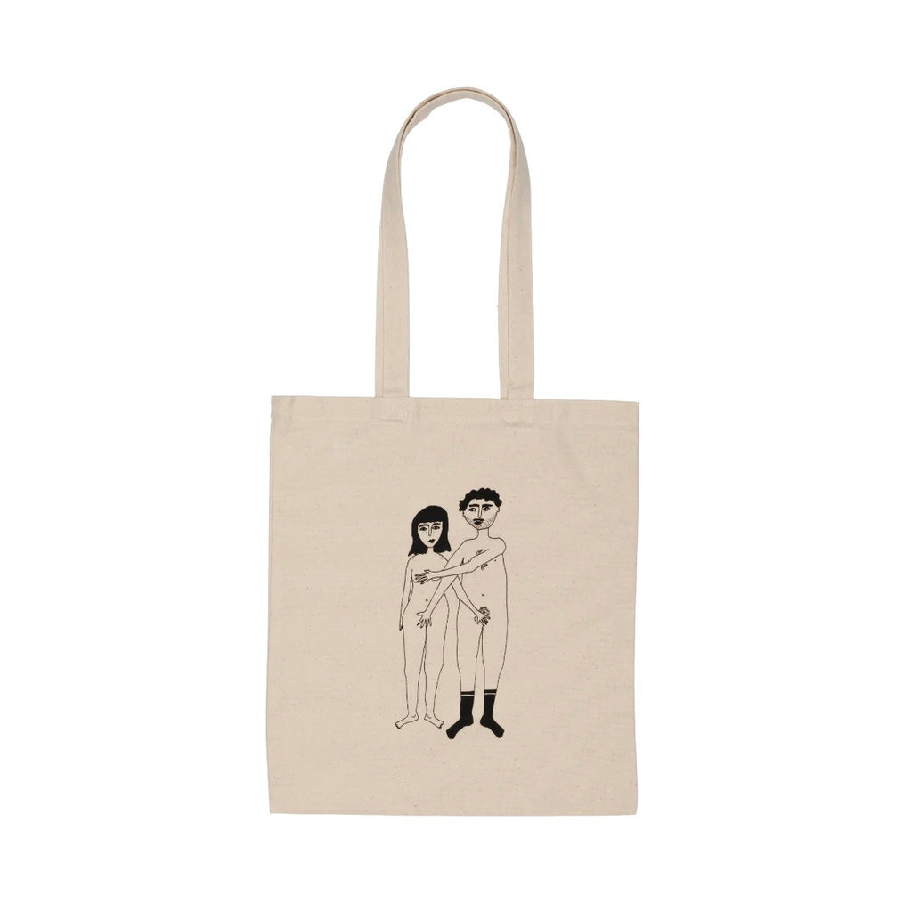 helen b Tote Bag helen b "Naked Couple" | mit Illustrationen von Helen Blancheart