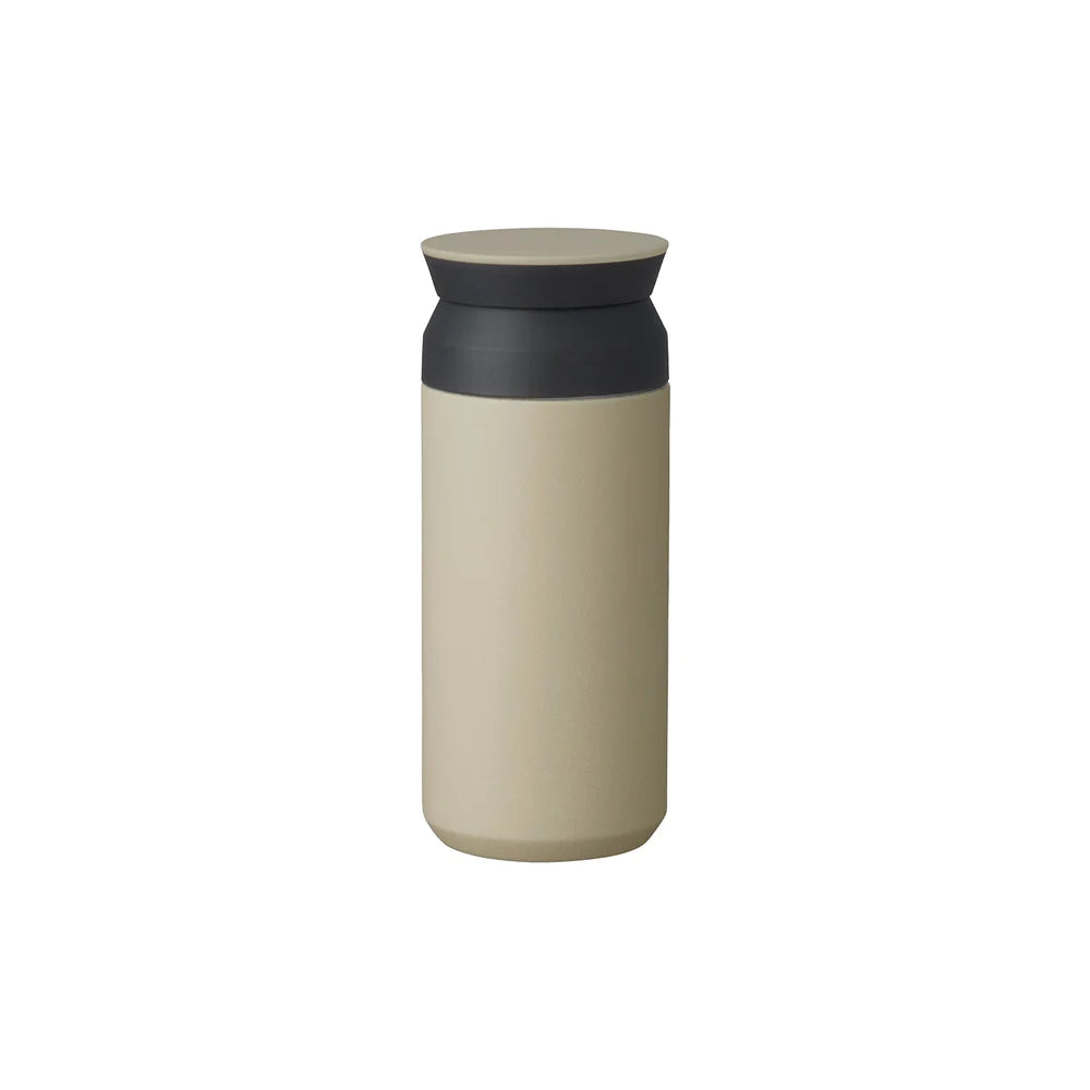 KINTO Kaffeebecher Kinto "TravelTumbler" | BPA-freier Becher in Sand Beige (350ml)
