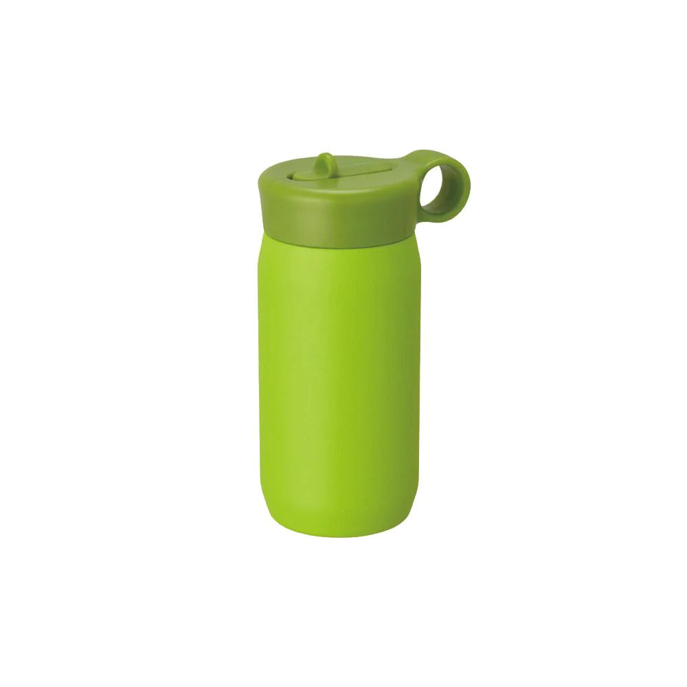 KINTO Trinkflasche "Play Tumbler" | vakuumisolierter Becher für Kinder in Lime Green (300ml)