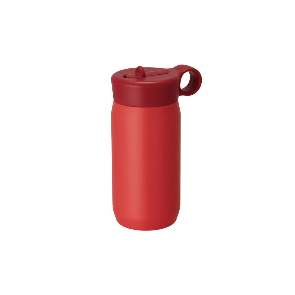 KINTO Trinkflasche "Play Tumbler" | vakuumisolierter Becher für Kinder in Red (300ml)