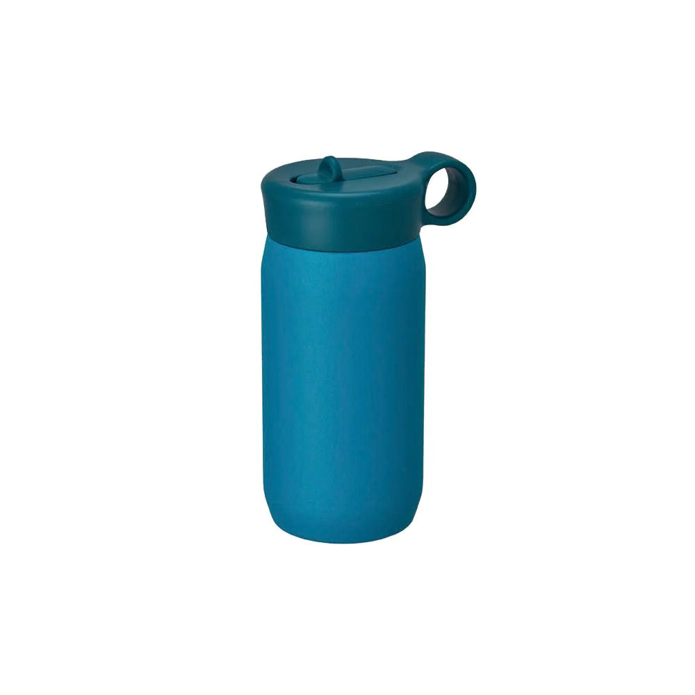 KINTO Trinkflasche "Play Tumbler" | vakuumisolierter Becher für Kinder in Turquoise (300ml)