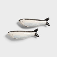 &Klevering Salz- und Pfefferstreuer "Sardine" von &Klevering | Originelle Fisch-Form aus hochwertigem Keramikdesign