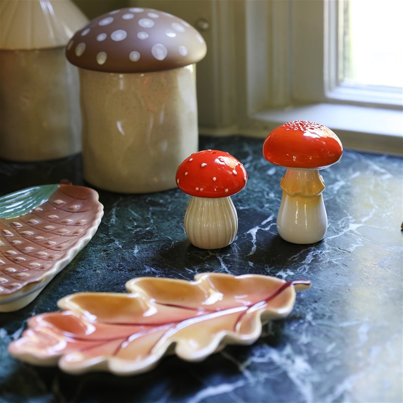 &Klevering Salz- und Pfefferstreuer "Mushroom" von &Klevering | hochwertiges Keramikdesign in Pilz-Form
