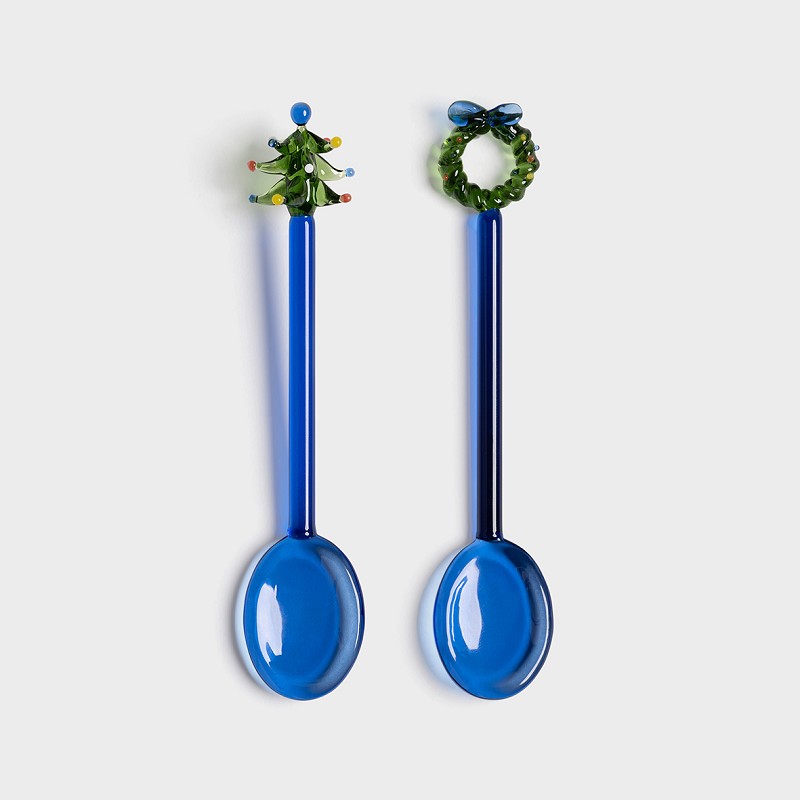 &Klevering Löffelset "Merry" (2 Stk.) von &Klevering | Stilvolle Tischaccessoires im Weihnachts-Design