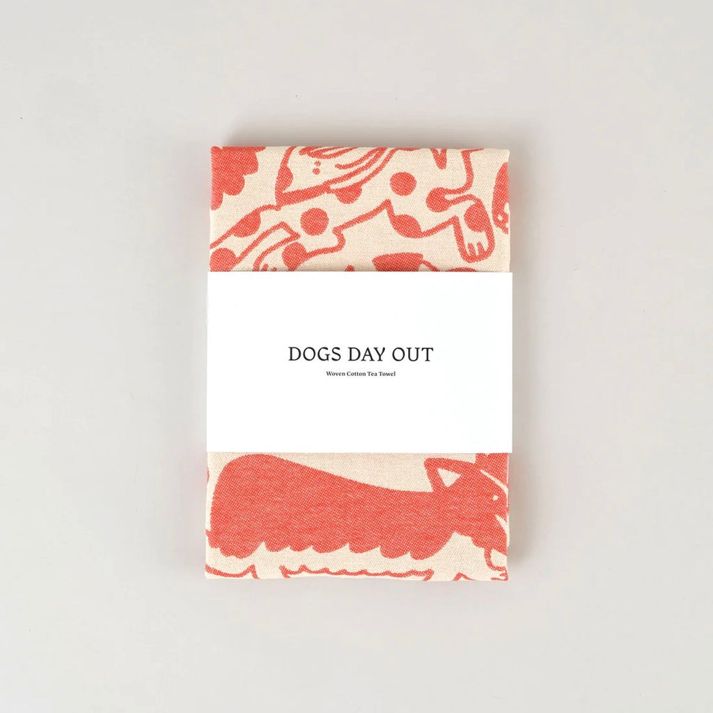 WRAP Küchentuch "Dogs Day Out" von WRAP aus London | Niedliche Hunde-Motive für die Küche