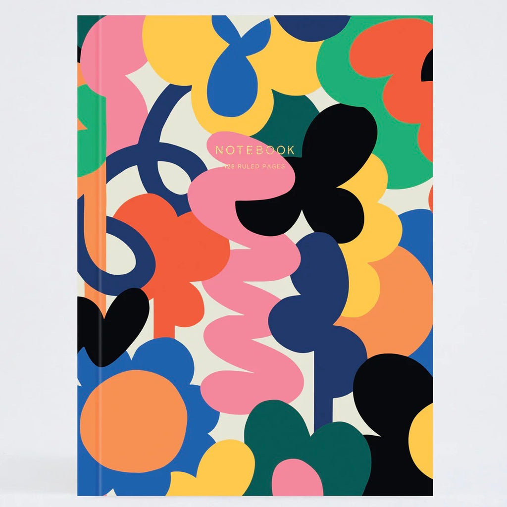 WRAP Notizbuch "Abstract Flowers" von WRAP aus London | Blumige Inspiration für deine Gedanken