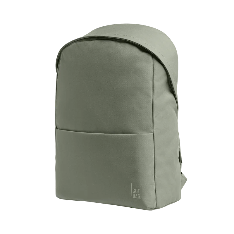 GOT BAG Rucksack Got Bag "Easy Pack Zip (Bass)" | praktischer Rucksack aus Ocean Impact Plastic in grün
