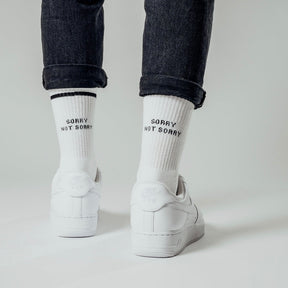 NO BAD DAYS CLUB Socken "Sorry not Sorry" No Bad Days Club | Baumwollsocken in Portugal hergestellt