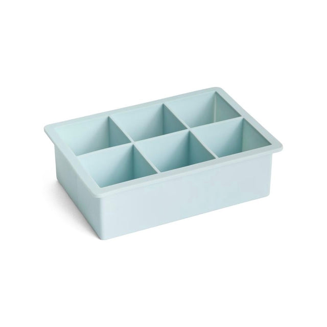 HAY Eiswürfelform „6 Cubes XXL Ice Blue“ | Klare Würfelform | HAY