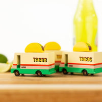 Candylab Toys Candycar Candylab “Taco Van” | Retro-Holzauto im Streetfood-Stil