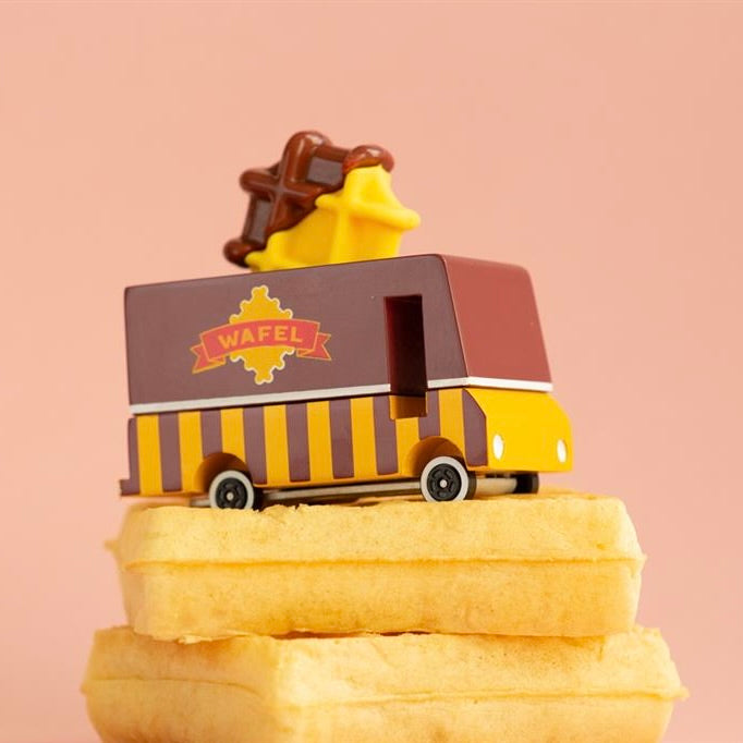 Candylab Toys Candycar Candylab “Waffle Van” | Holzauto im Waffel-Design