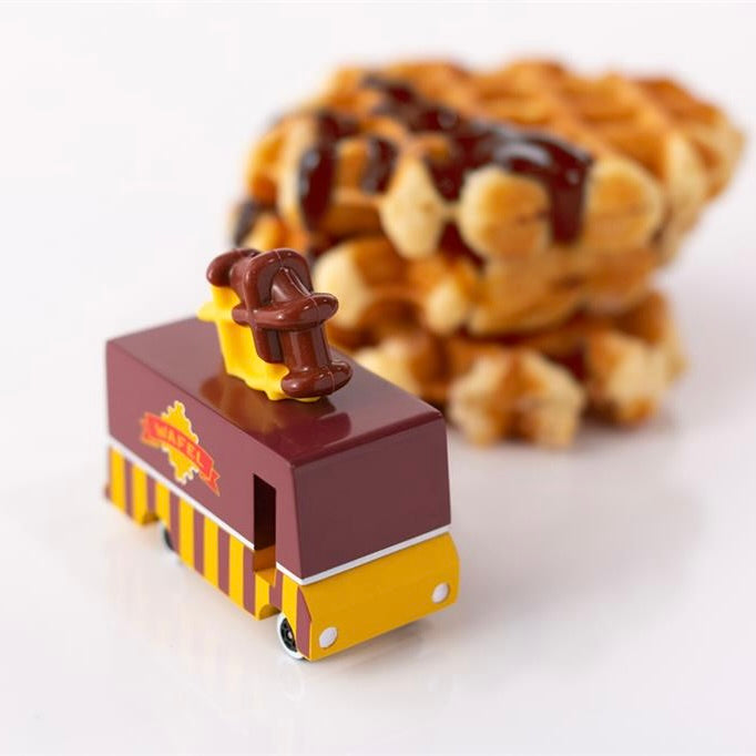 Candylab Toys Candycar Candylab “Waffle Van” | Holzauto im Waffel-Design