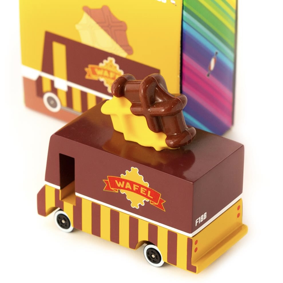 Candylab Toys Candycar Candylab “Waffle Van” | Holzauto im Waffel-Design
