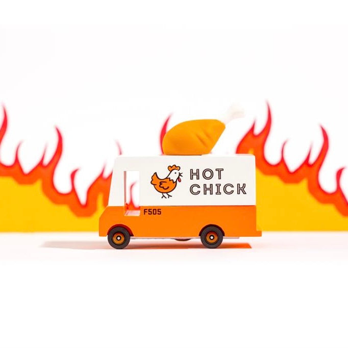 Candylab Toys Candycar Candylab “Hot Chick Van” | Retro-Holzauto