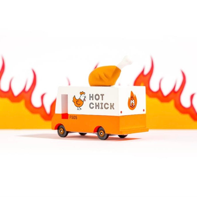 Candylab Toys Candycar Candylab “Hot Chick Van” | Retro-Holzauto