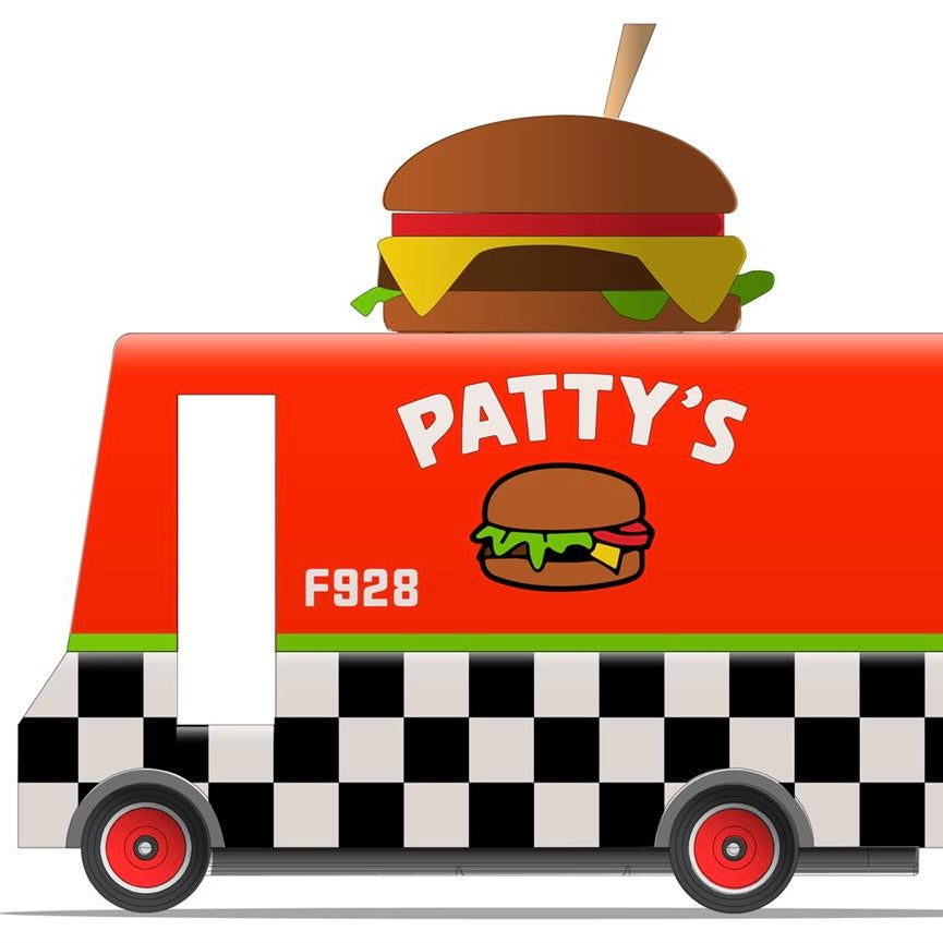 Candylab Toys Candycar Candylab “Patty’s Hamburger Van” | Burger-Truck aus Holz