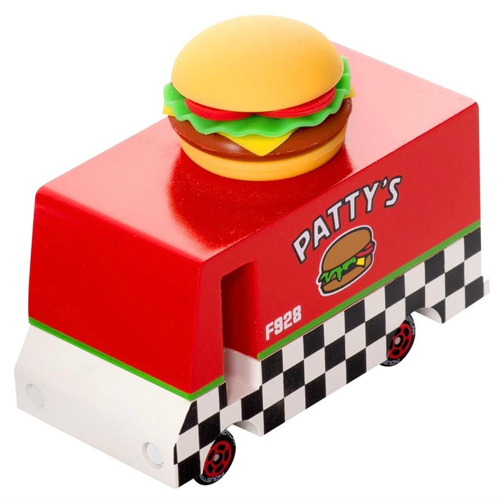 Candylab Toys Candycar Candylab “Patty’s Hamburger Van” | Burger-Truck aus Holz