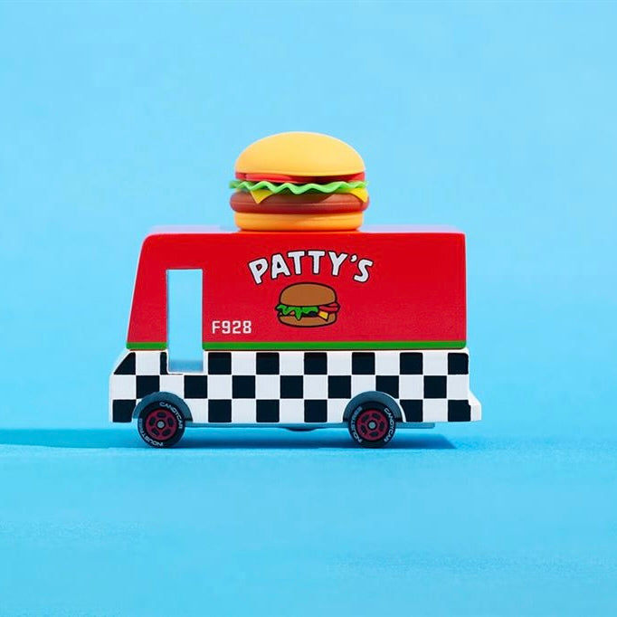 Candylab Toys Candycar Candylab “Patty’s Hamburger Van” | Burger-Truck aus Holz
