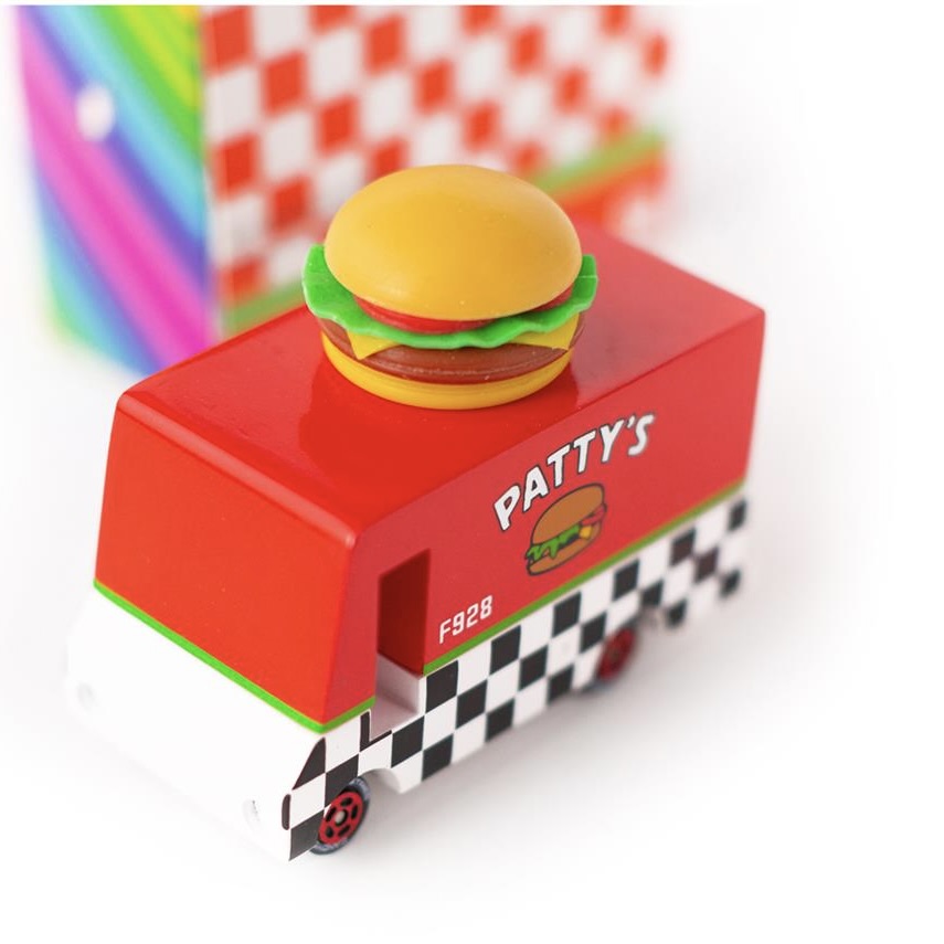 Candylab Toys Candycar Candylab “Patty’s Hamburger Van” | Burger-Truck aus Holz