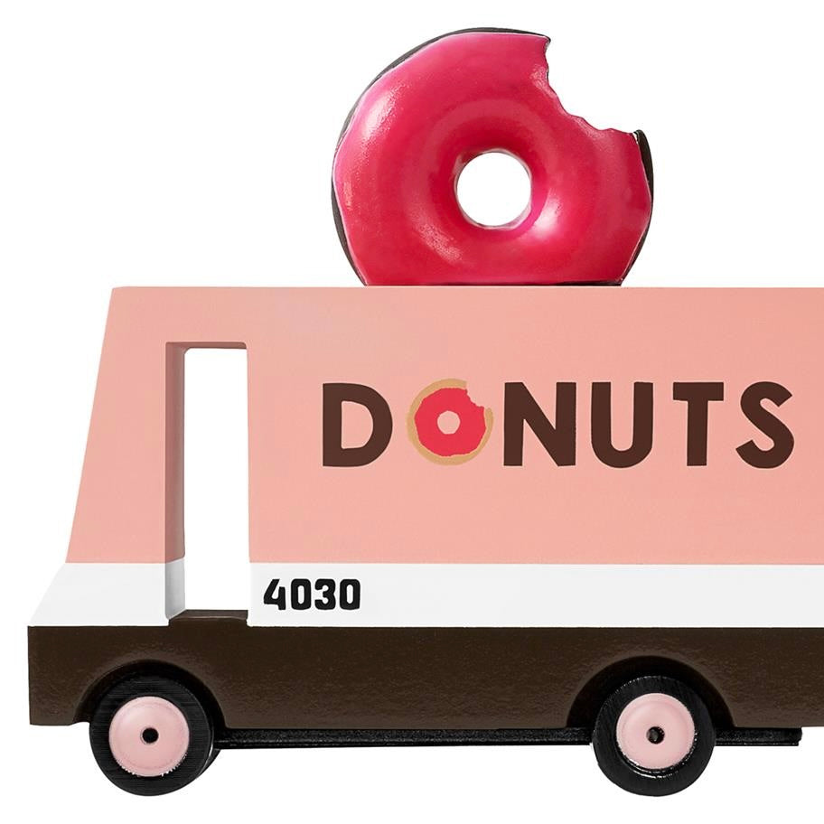 Candylab Toys Candycar Candylab “Donut Van” | Donut-Holzauto mit Kultfaktor