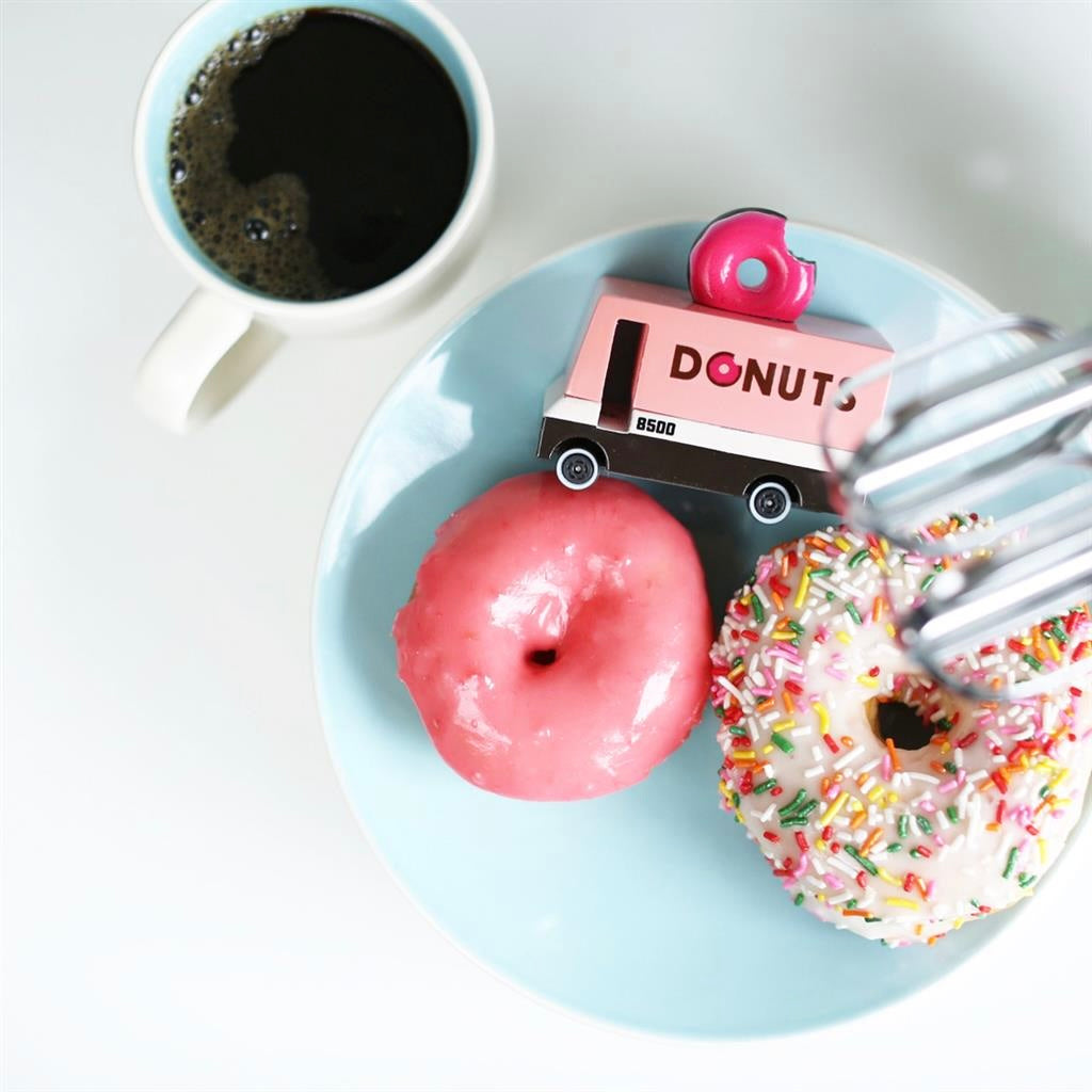 Candylab Toys Candycar Candylab “Donut Van” | Donut-Holzauto mit Kultfaktor