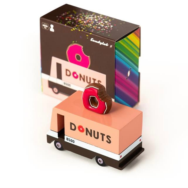 Candylab Toys Candycar Candylab “Donut Van” | Donut-Holzauto mit Kultfaktor