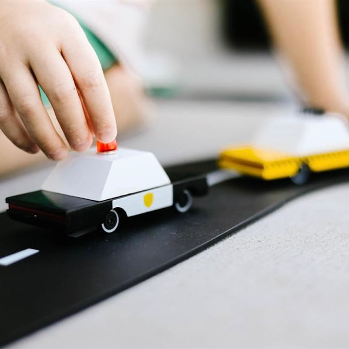 Candylab Toys Candycar Candylab “Police Car” | Klassisches Polizei-Holzauto