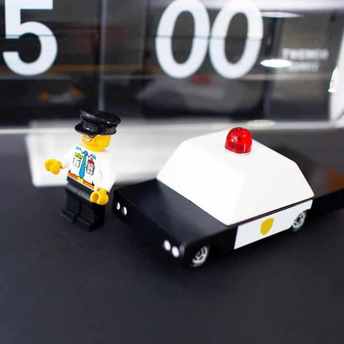 Candylab Toys Candycar Candylab “Police Car” | Klassisches Polizei-Holzauto
