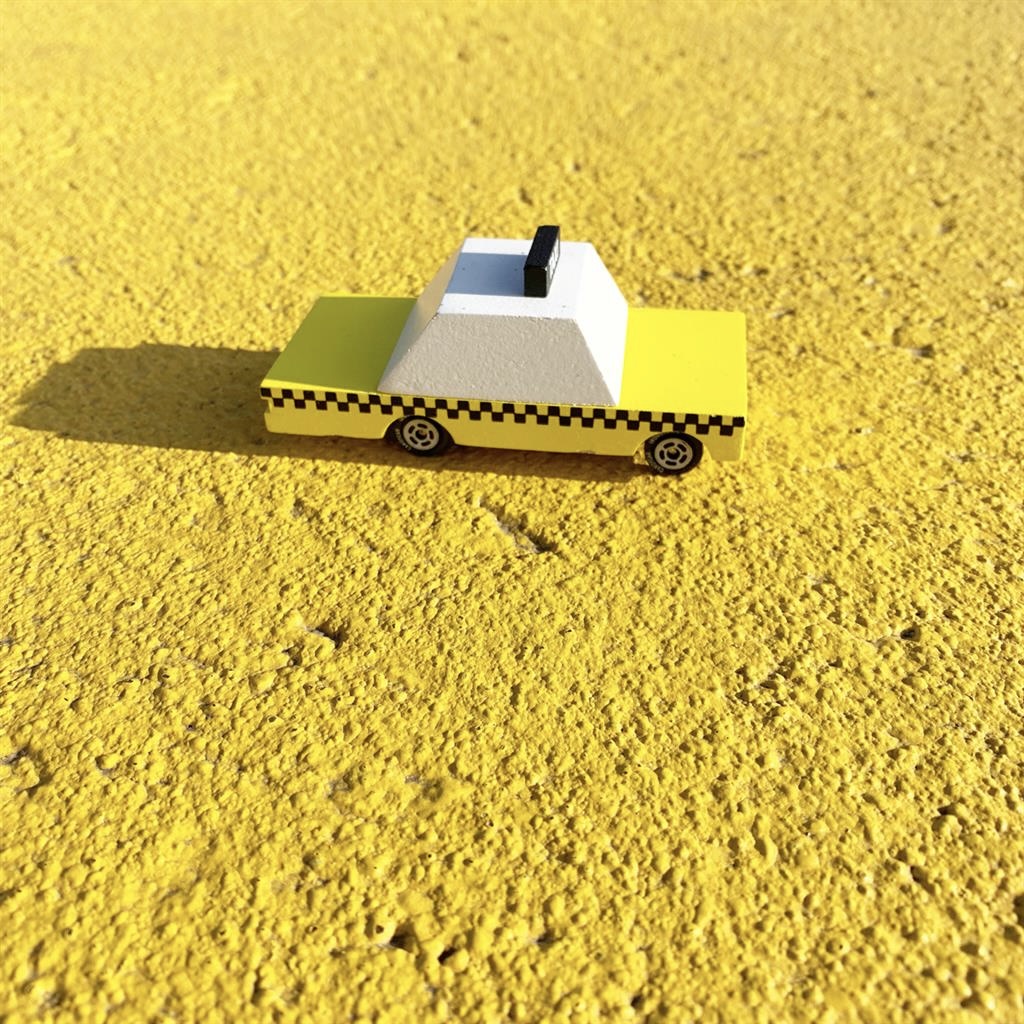 Candylab Toys Candycar Candylab “Yellow Taxi” | Gelbes Taxi aus Holz