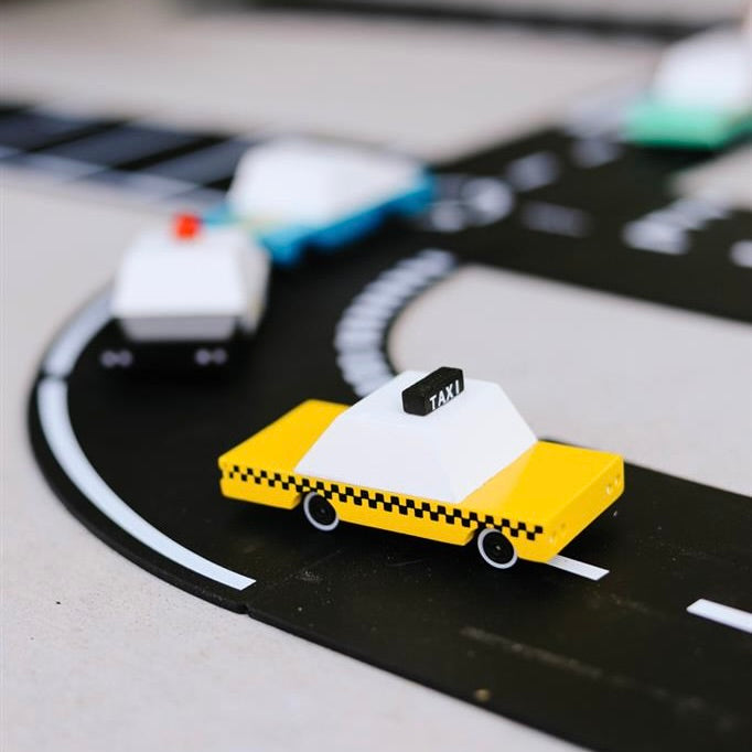 Candylab Toys Candycar Candylab “Yellow Taxi” | Gelbes Taxi aus Holz
