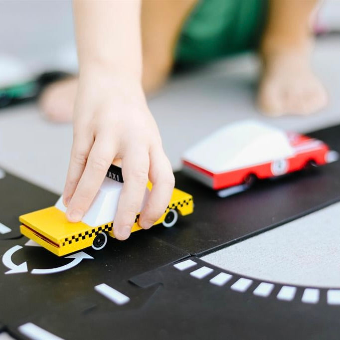 Candylab Toys Candycar Candylab “Yellow Taxi” | Gelbes Taxi aus Holz