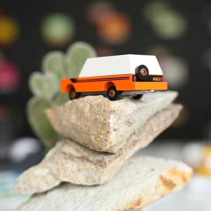 Candylab Toys Candycar Candylab “Rio Grande Mule Orange” | Pickup aus Holz in Orange