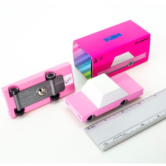 Candylab Toys Candycar Candylab “Pink Sedan” | Stilvolles Holzauto