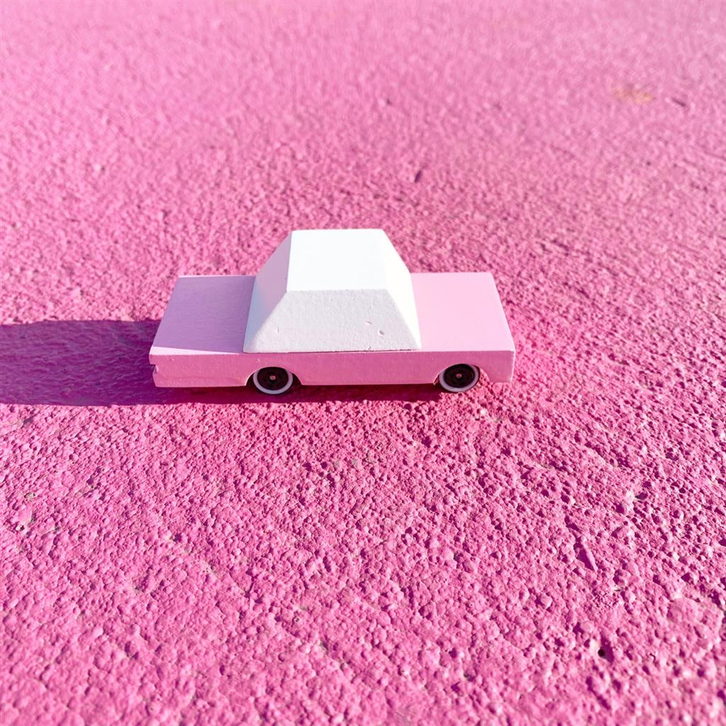 Candylab Toys Candycar Candylab “Pink Sedan” | Stilvolles Holzauto