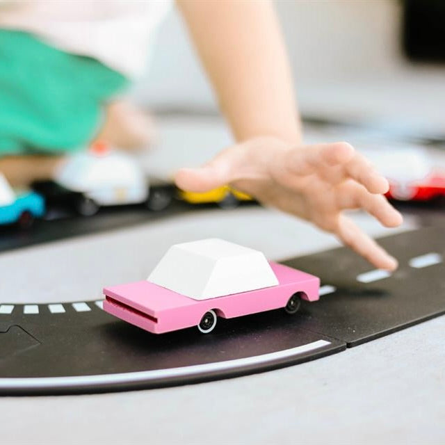 Candylab Toys Candycar Candylab “Pink Sedan” | Stilvolles Holzauto