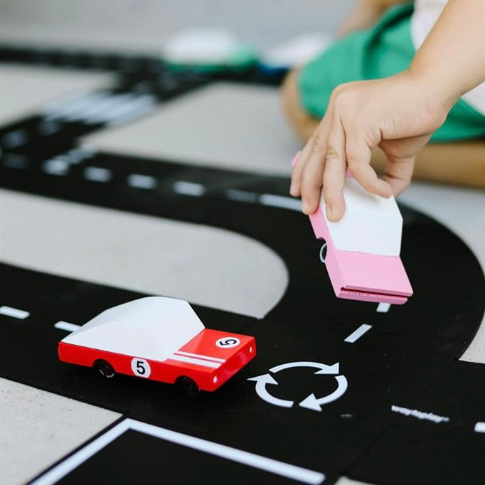 Candylab Toys Candycar Candylab “Pink Sedan” | Stilvolles Holzauto