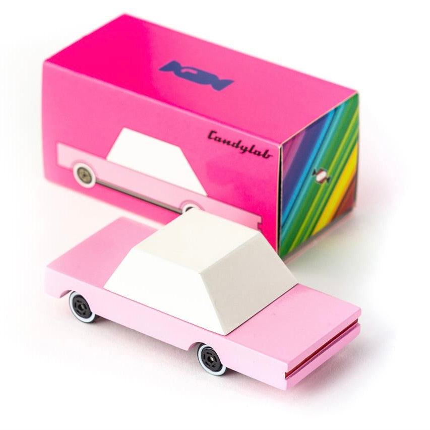 Candylab Toys Candycar Candylab “Pink Sedan” | Stilvolles Holzauto