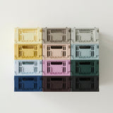 HAY Faltbox „Colour Crate Mini Bordeaux“ | 2er-Set für Kleinkram | HAY