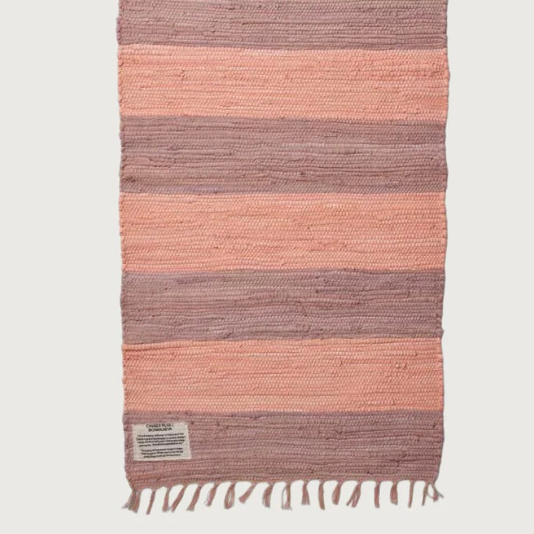 BONGUSTA Teppich „Chindi Rug Tropicana Ash Rose 45×60 cm“ | Farbspiel & Struktur | BONGUSTA