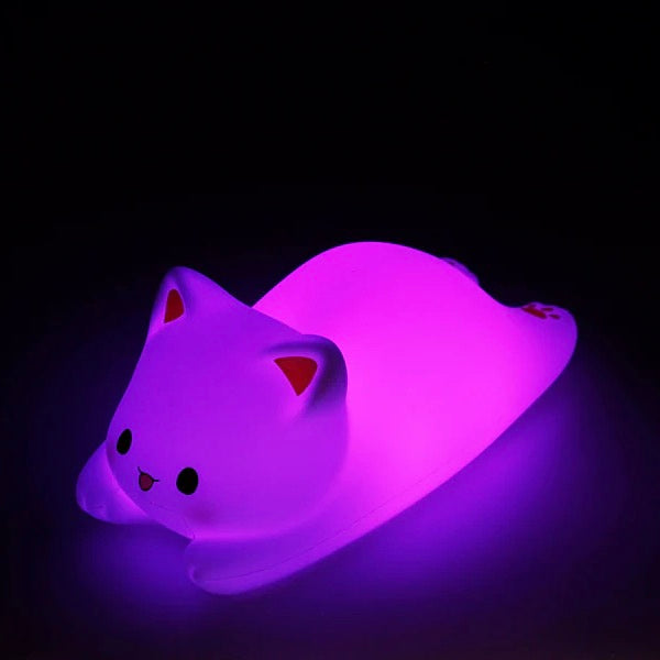 WINKEE Nachtlicht “Schlafende Katze” | Beruhigendes Licht für die Nacht | WINKEE