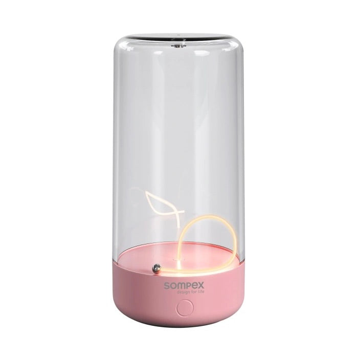 Sompex Tischleuchte “PULSE” | Dimmbar & soft in Rosa | Sompex