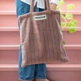 BONGUSTA Tasche „Naram Totebag Camel & Ultramarine“ | Einfach mitnehmen | Bongusta