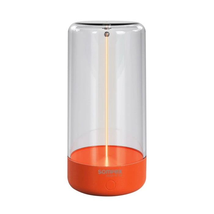 Sompex Tischleuchte “PULSE” | Dimmbar & leuchtend in Neonorange | Sompex