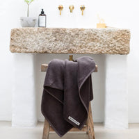BONGUSTA Badelaken „Naram Coffee 100×150 cm“ | Edler Farbton | BONGUSTA