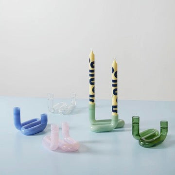 Studio About Kerzenhalter „Wave“ (Milky Jade) | Studio About | Moderner Kerzenhalter